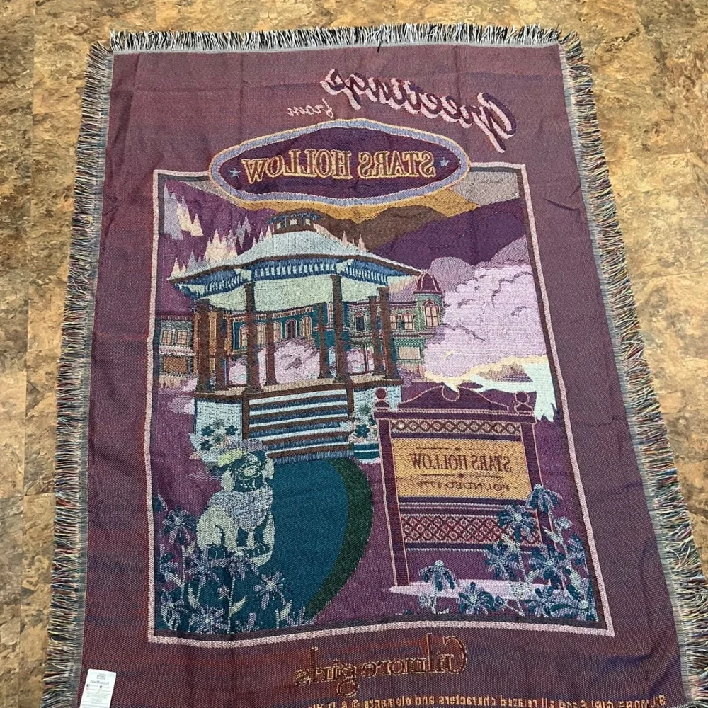 Gilmore Girls Stars Hollow Woven Tapestry Throw Blanket Northwest Group Postcard